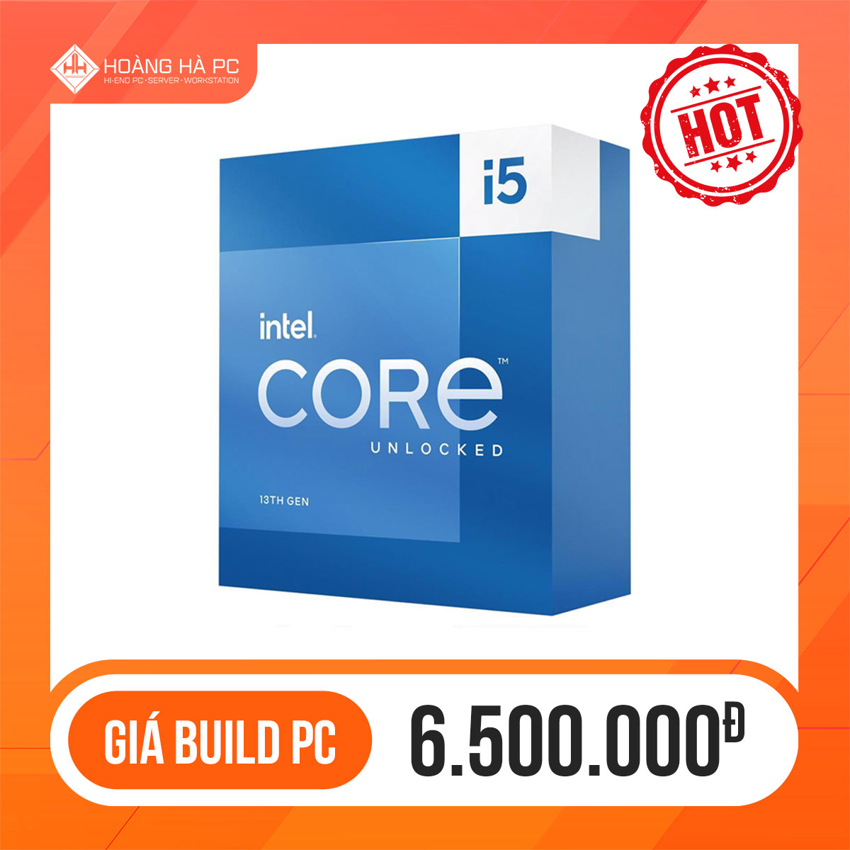 CPU Intel Core i5-13600K (5.1 GHz, 14 Nhân 20 Luồng, 24MB Cache, Raptor Lake)